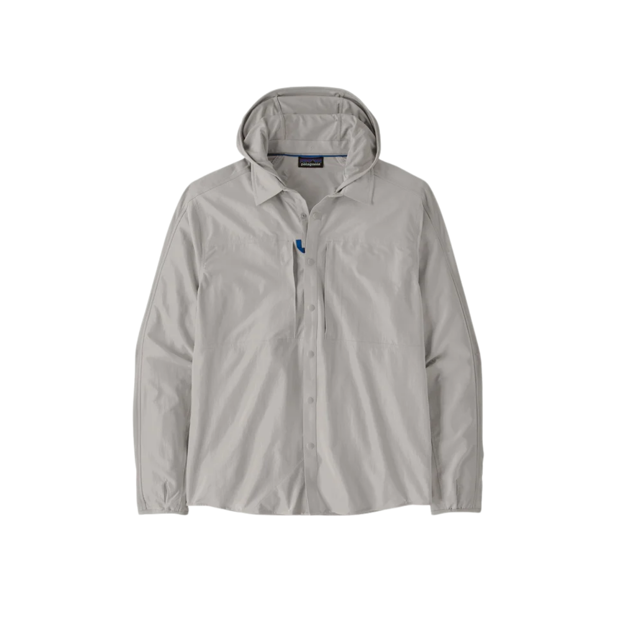 PATAGONIA M RIVER RAMBLER HYB SUN HOODIE CRISP GREY
