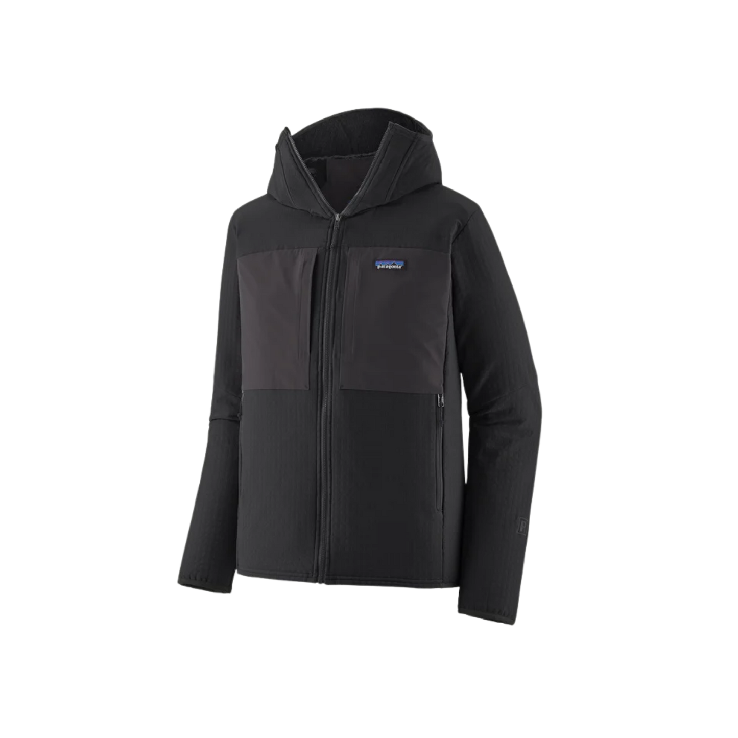 PATAGONIA R2 TECHFACE HOODY BLACK