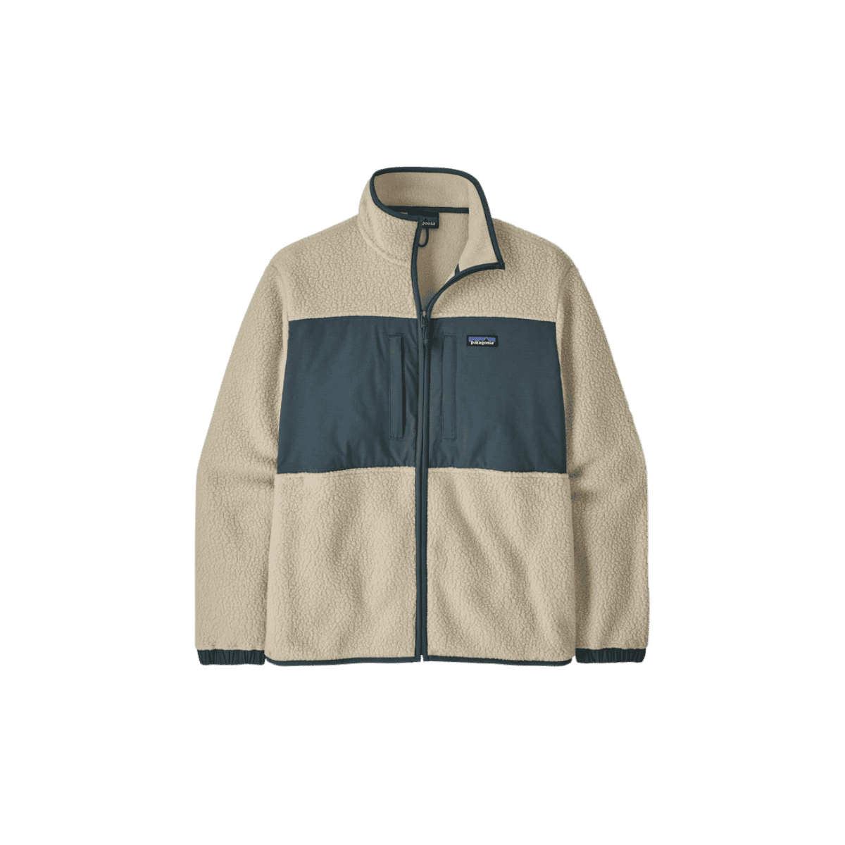 PATAGONIA RETRO PILE PATCH JACKET PELICAN