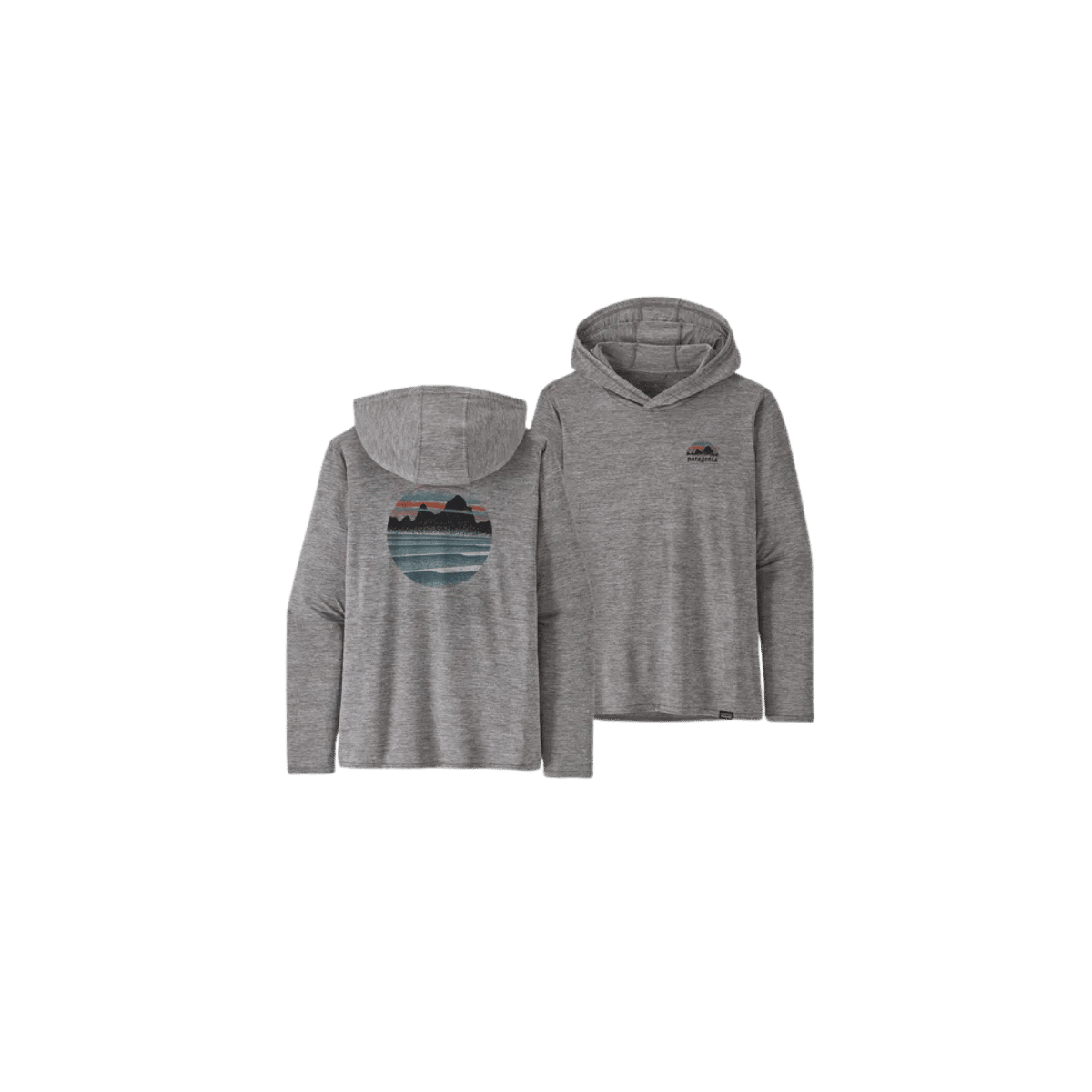 PATAGONIA W CAP COOL DLY GRAPHIC HOODY IMAGE