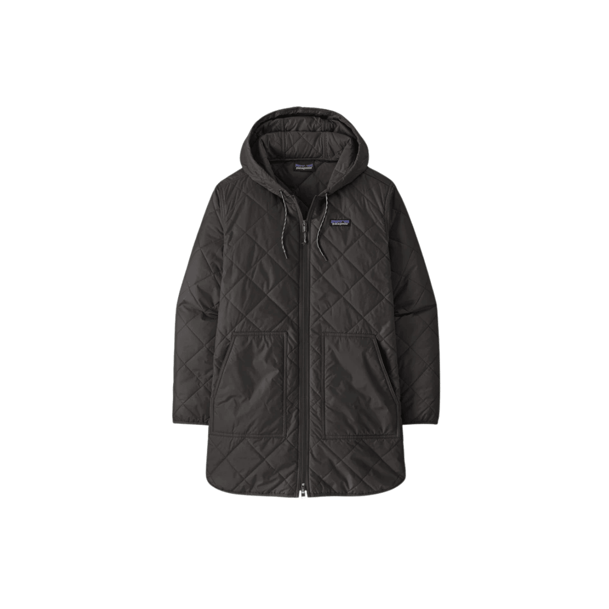 PATAGONIA W DIAMOND QUILTED PARKA BLACK WITH BLACK