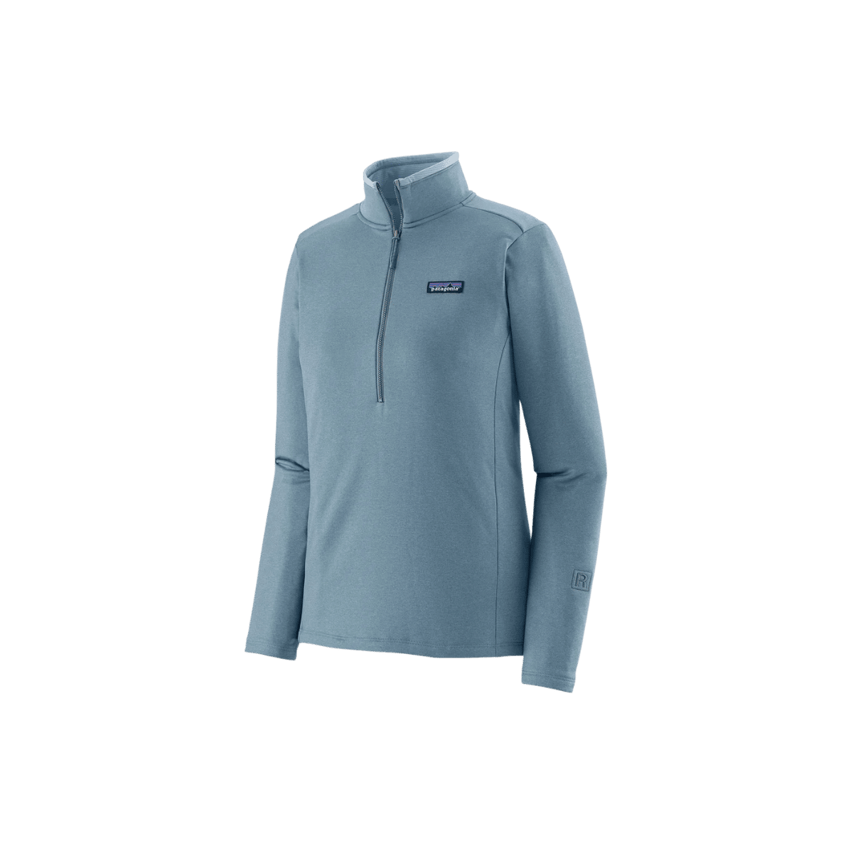 PATAGONIA W R1 DAILY ZIP NECK LIGHT PLUME GREY