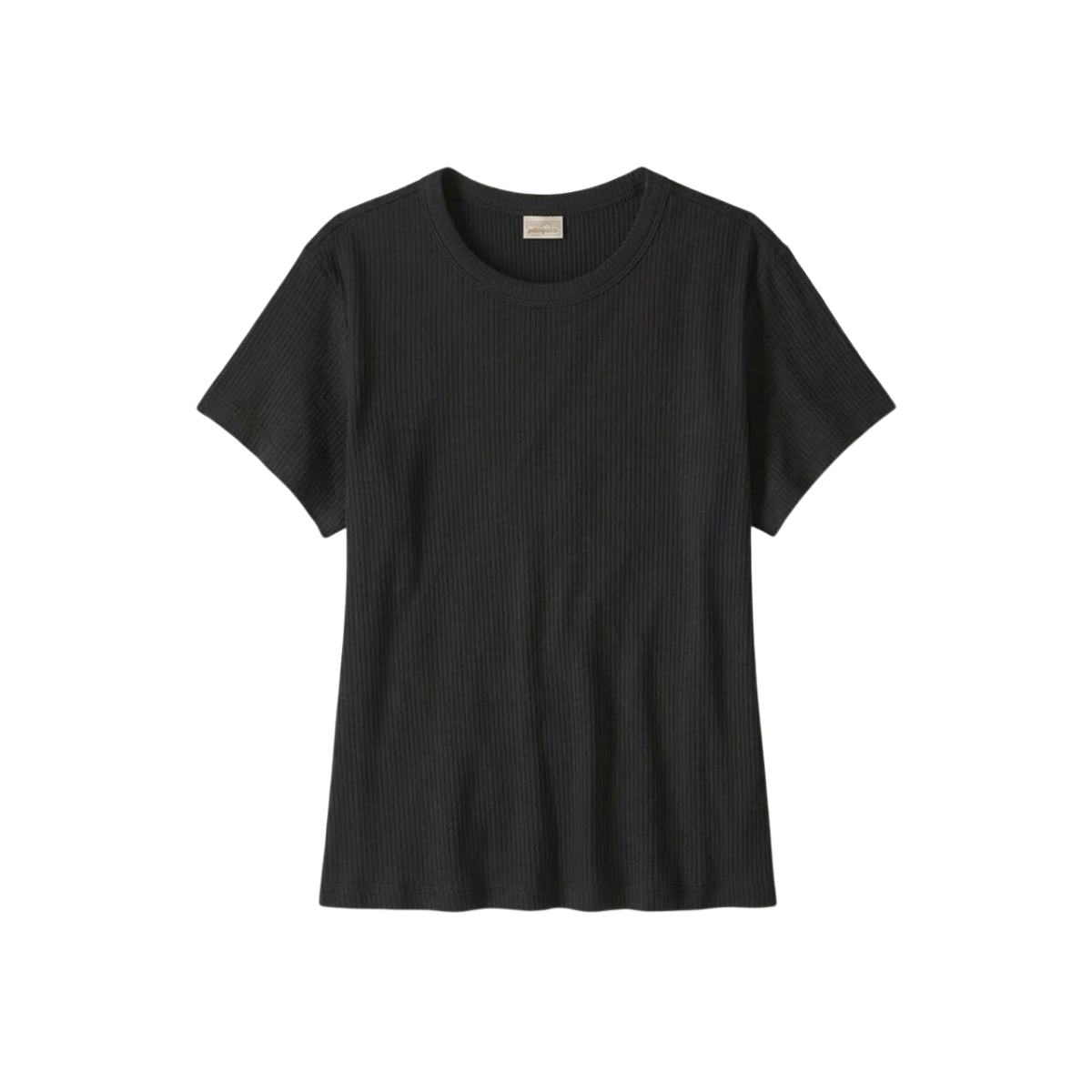 PATAGONIA WOMENS RIB KNIT TOP BLACK