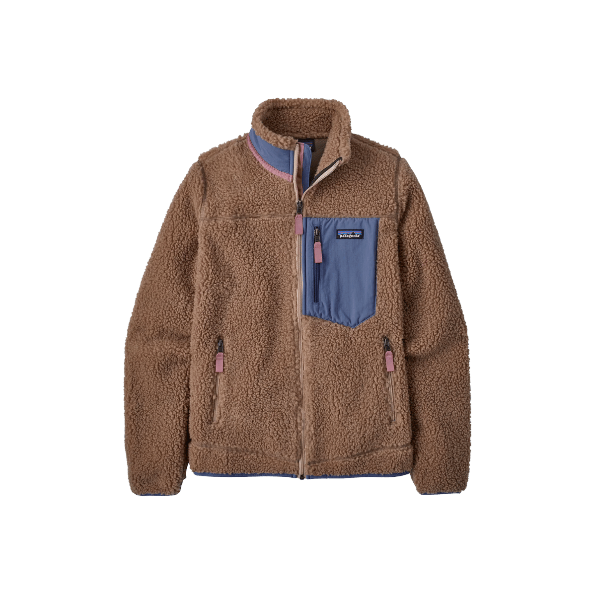 PATAGONIA WOMEN'S CLASSIC RETRO-X JACKET, PAMPAS TAN, FRONT ANGLE, SM, MD, LG, XL