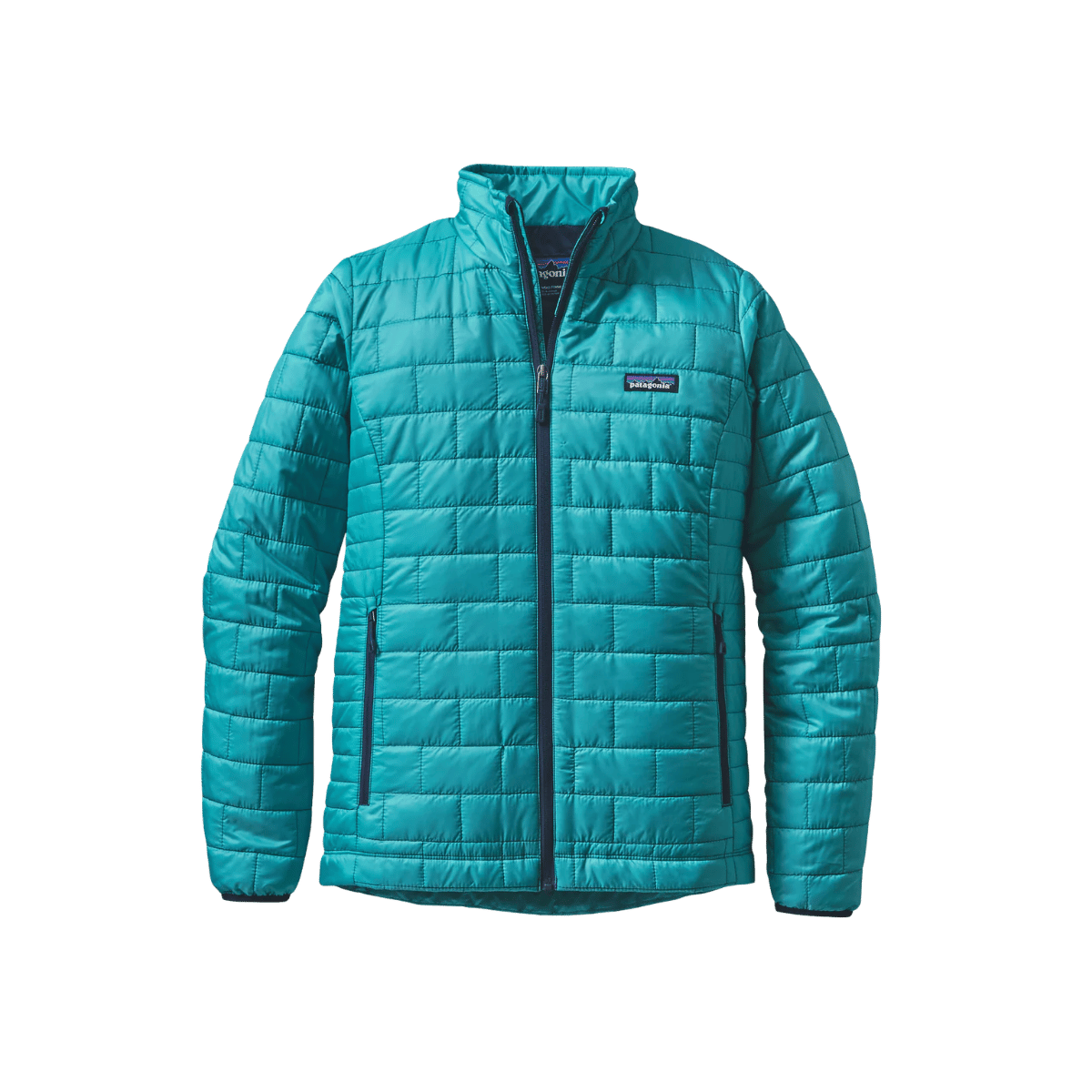 PATAGONIA WOMEN'S NANO PUFF JACKET, EPIC BLUE, FRONT ANGLE, SM, MD, LG