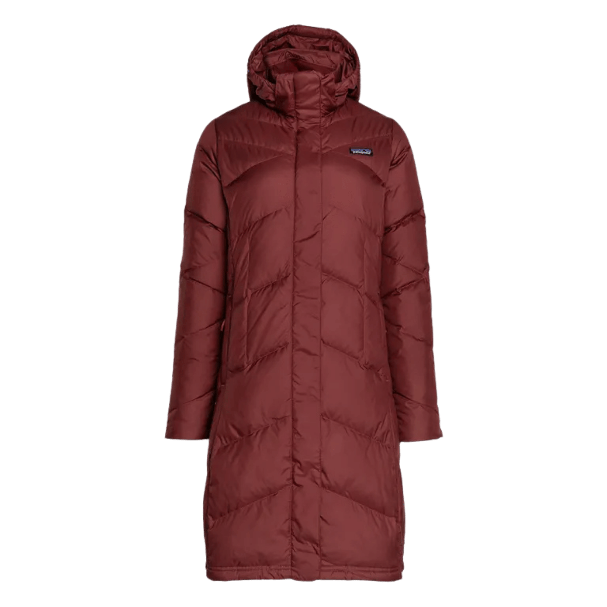 PATAGONIA WOMEN'S KNEE-LENGTH DOWN WITH IT PARKA - CARMINE RED - MAIN IMAGE