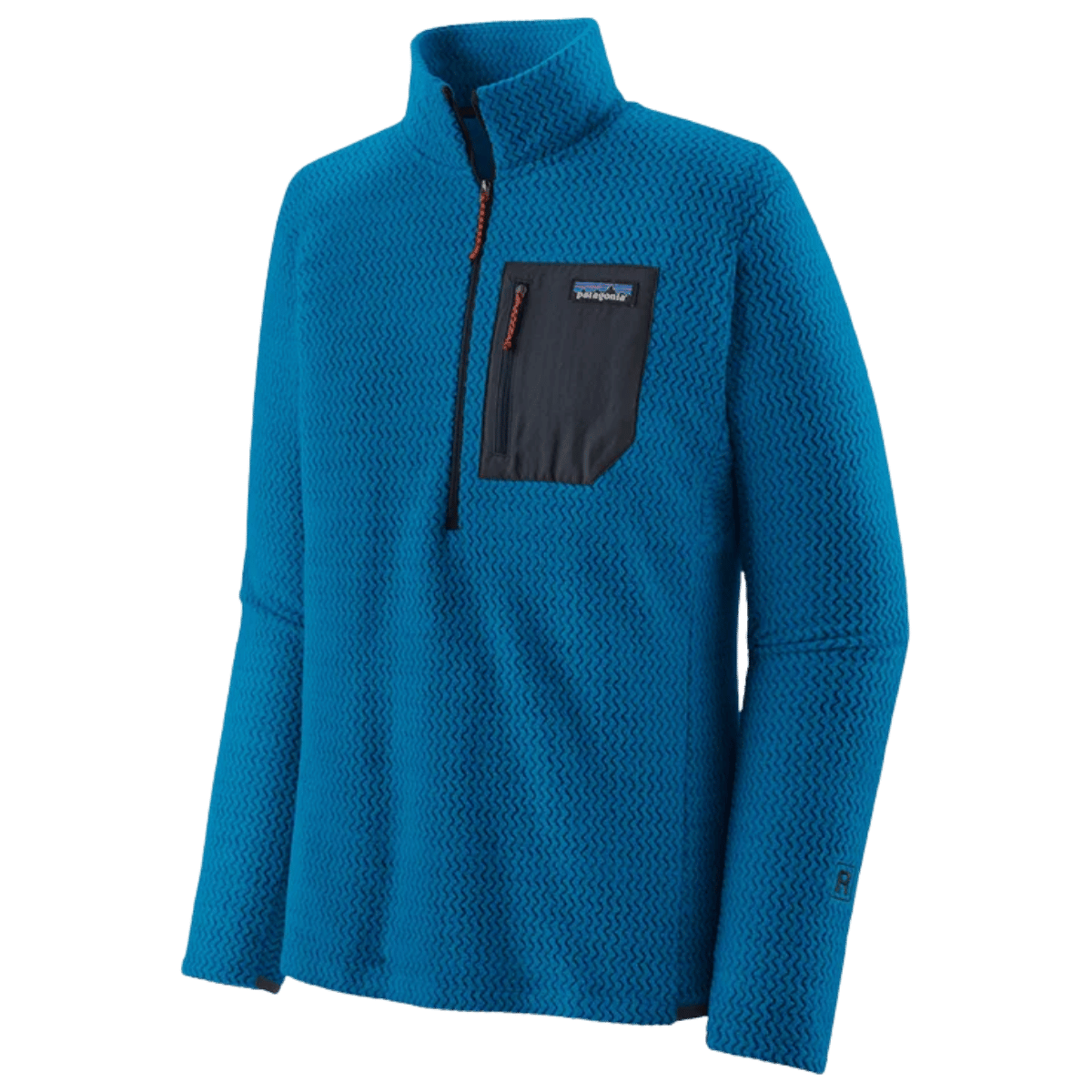 PATAGONIA R1 AIR ZIP NECK - ENDLESS BLUE FRONT