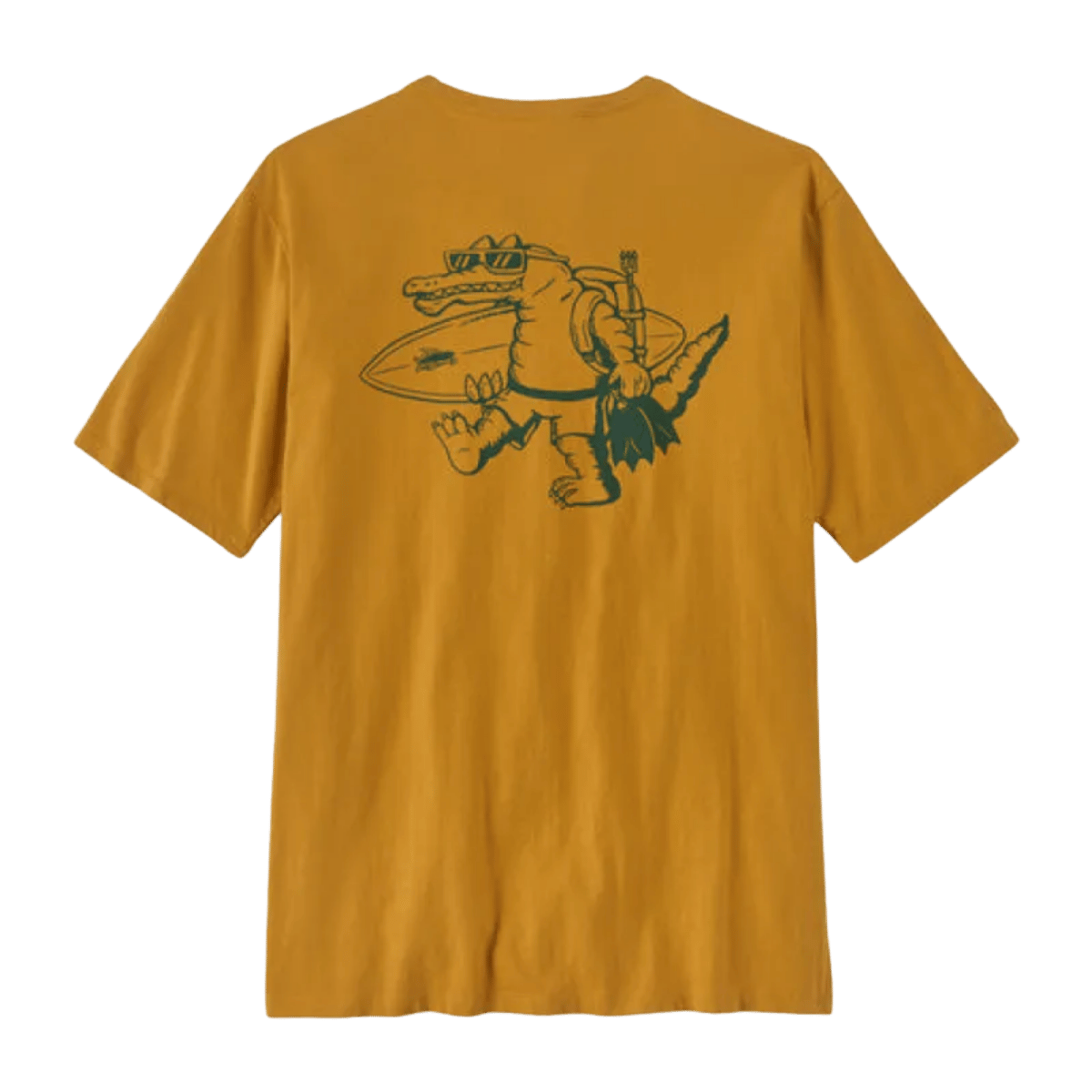 PATAGONIA WATER PEOPLE ORGANIC T-SHIRT - PUFFERFISH GOLD BACK