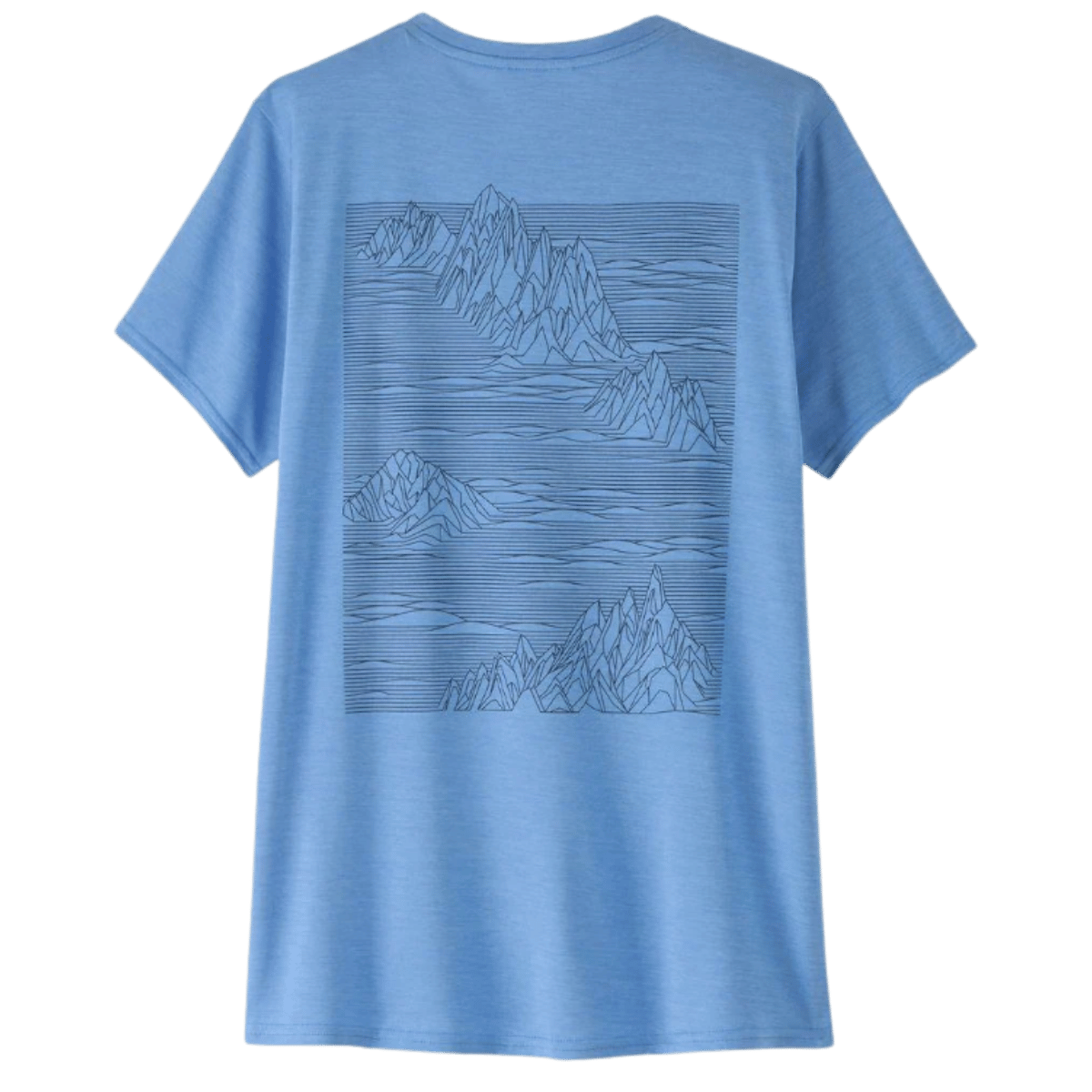 PATAGONIA WOMEN'S CAPILENE COOL DAILY SHIRT WATER - STRATASPIRE: ABUNDANT BLUE BACK