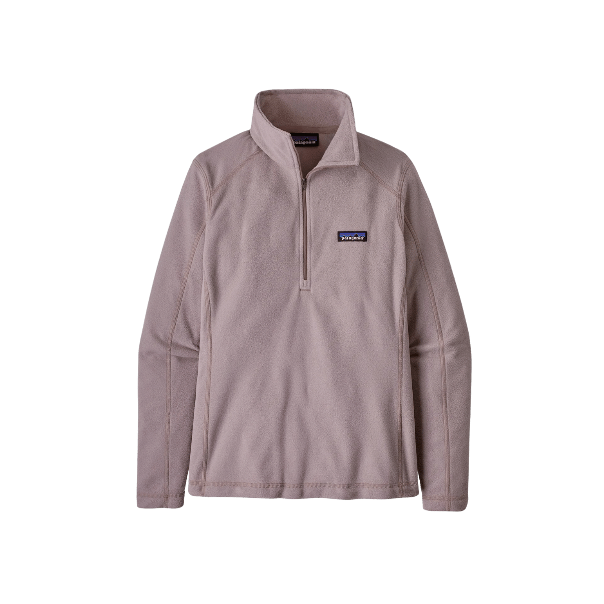 PATAGONIA WOMEN'S MICRO D 1/4 ZIP - STINGRAY MAUVE FRONT