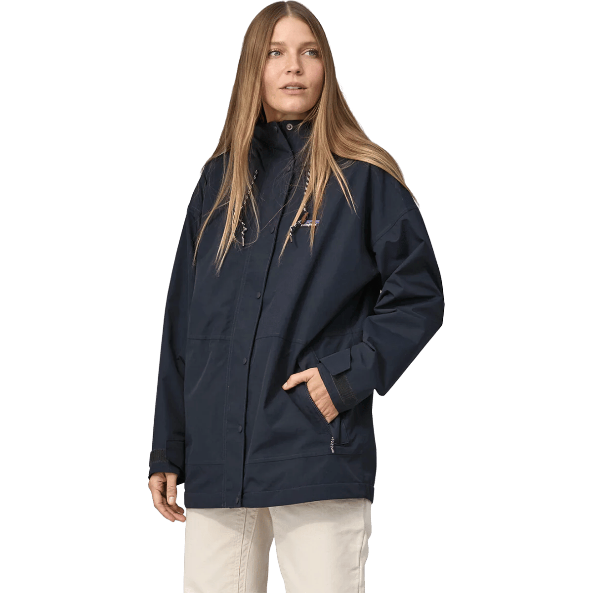 PATAGONIA WOMEN'S OUTDOOR EVERYDAY RAIN JACKET - PITCH BLUE