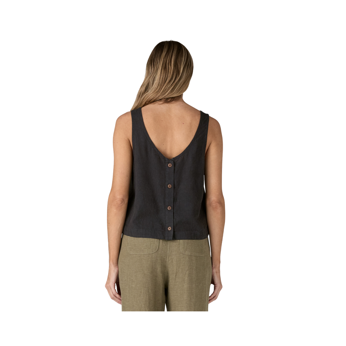 PATAGONIA WOMEN'S LIGHTWEIGHT GARDEN ISLAND TOP - BLACK