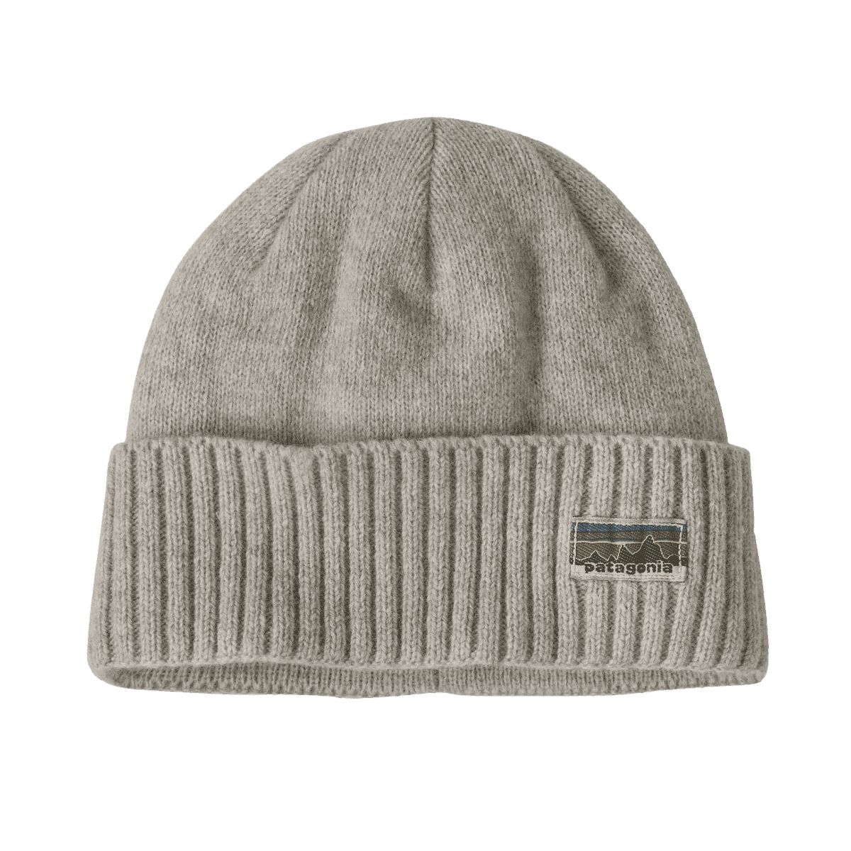 PATAGONIA BRODEO BEANIE - OG LEGACY LABEL: CRISP GREY