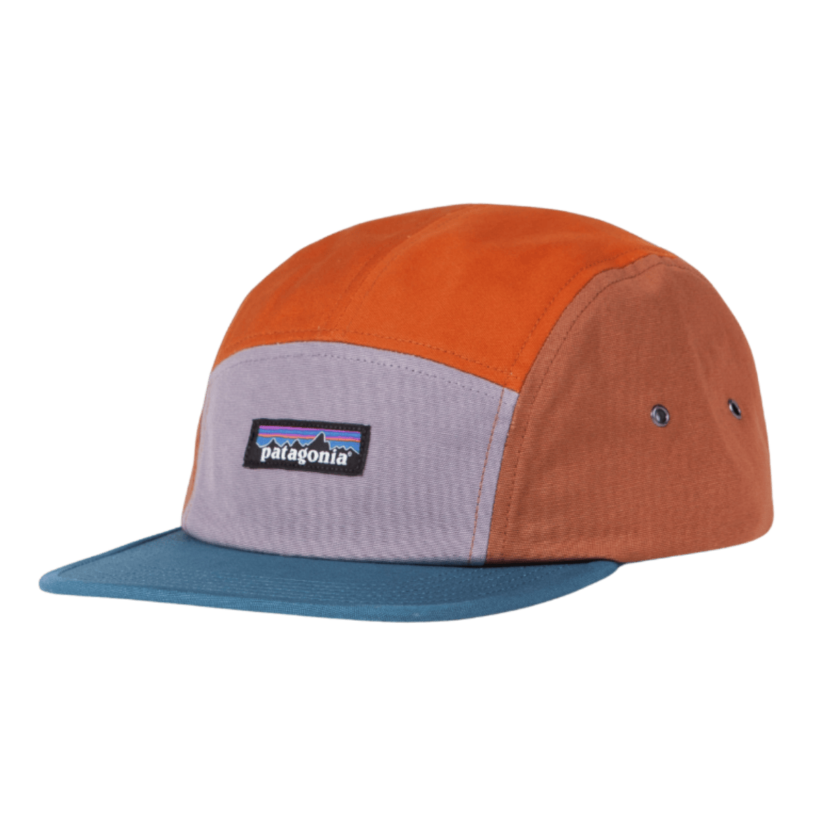 PATAGONIA P-6 LABEL MACLURE ORGANIC COTTON CANVAS HAT_RUSTIC PURPLE