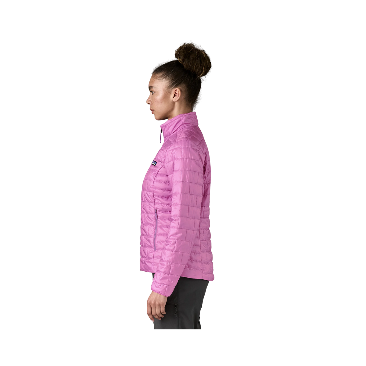 PATAGONIA WOMEN'S LIGHTWEIGHT NANO PUFF JACKET - BRISK PURPLE side view