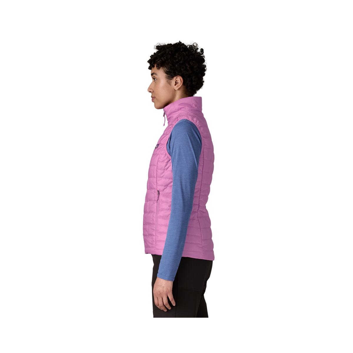 PATAGONIA WOMEN'S LIGHTWEIGHT NANO PUFF VEST - BRISK PURPLE side view