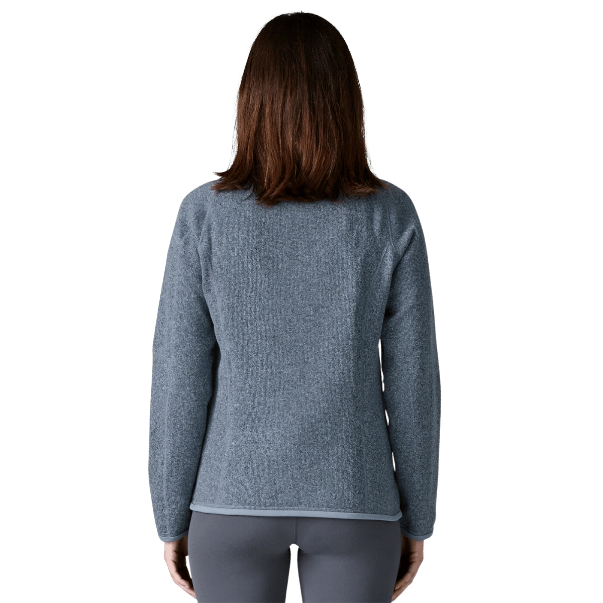 PATAGONIA WOMEN'S BETTER SWEATER 1/4 ZIP - BARNACLE BLUE WW BACK