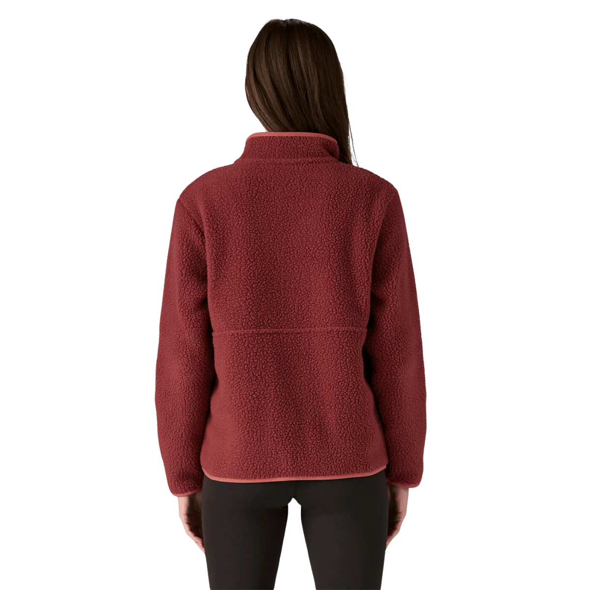 PATAGONIA WOMEN'S RETRO PILE MARSUPIAL - SEQUOIA RED WW BACK