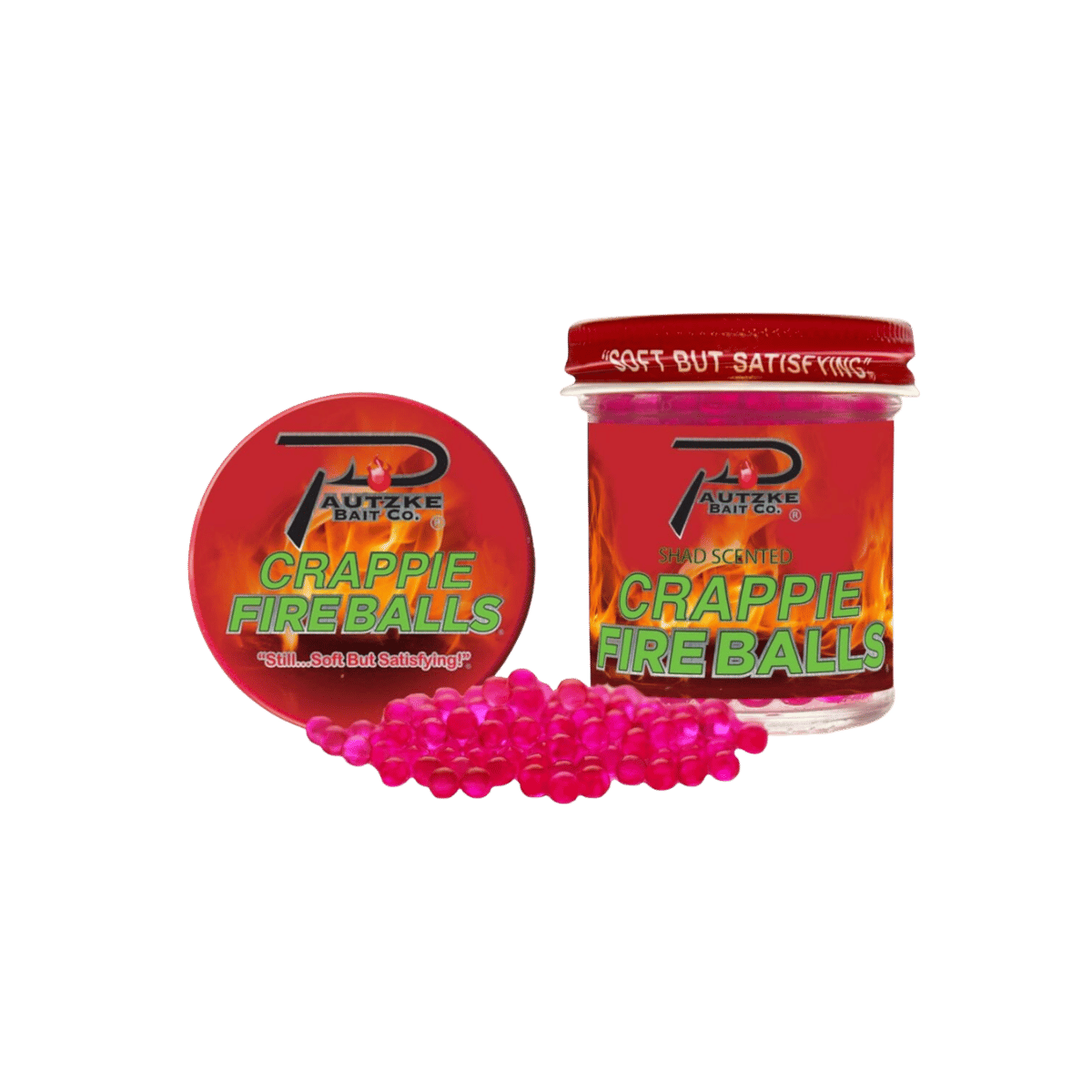PAUTZKE BAIT CRAPPIE FIRE BALLS 1.35OZ PINKSHAD