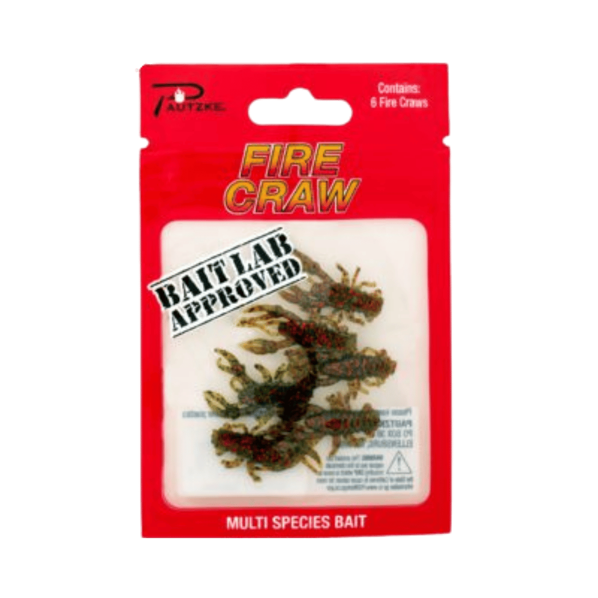 PAUTZKE BAIT FIRE CRAW 6CT WATERMELON