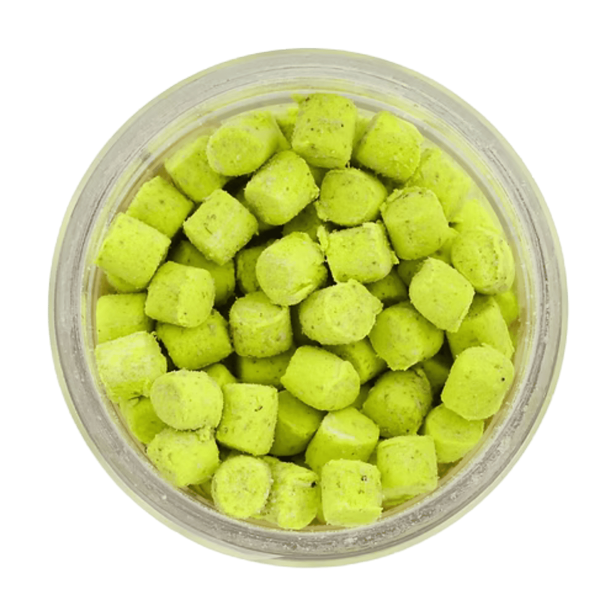 BERKLEY POWER BAIT CHROMA-GLOW CRAPPIE NIBBLES GLOW CHARTREUSE