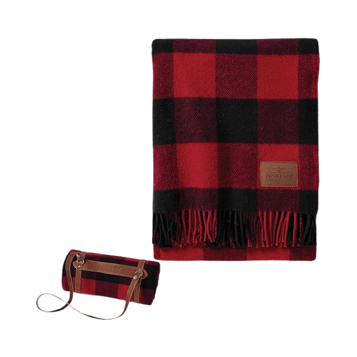 PENDLETON MOTOR ROBE W/LEATHER CARRIER ROB ROY