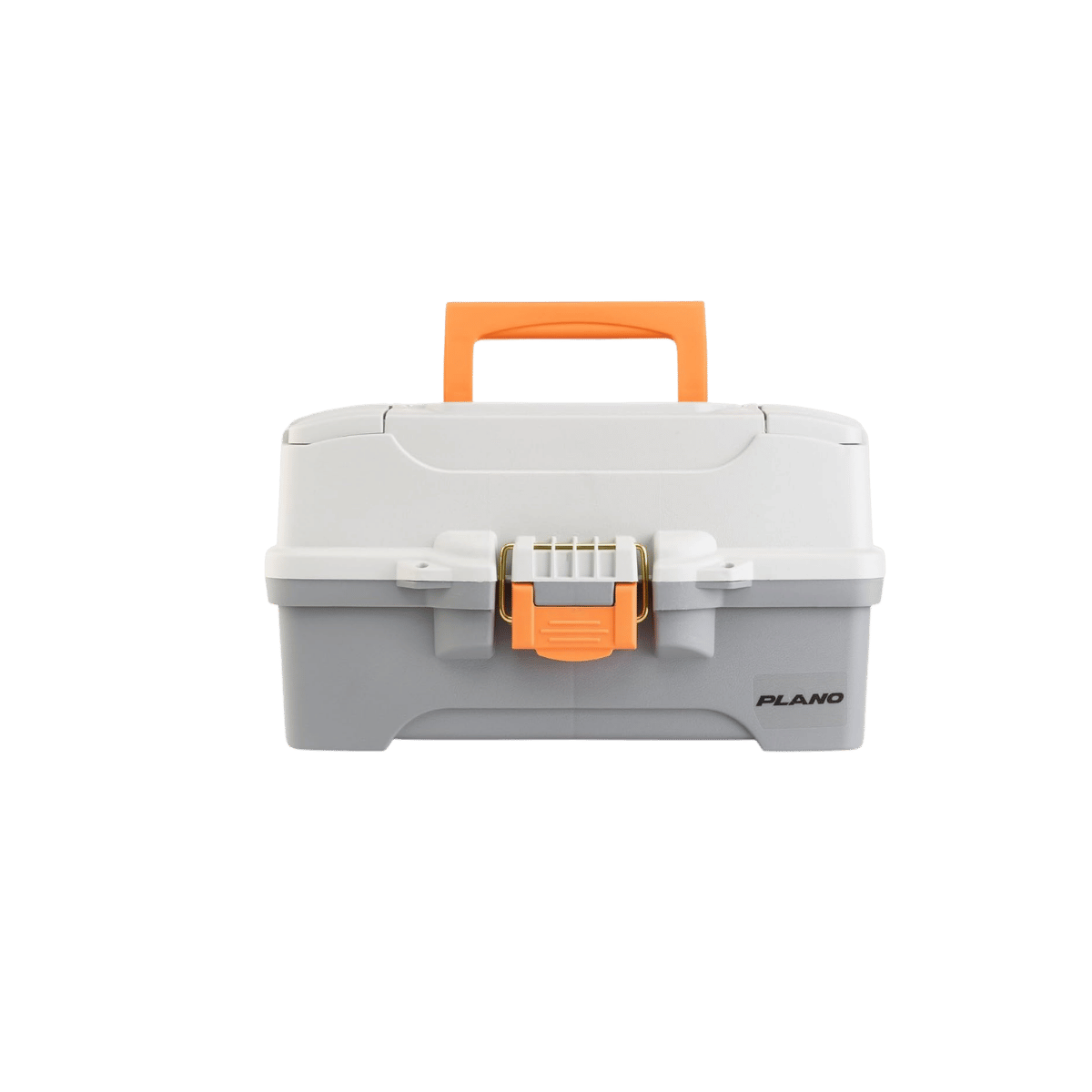 PLANO THREE TRAY TACKLE BOX LIGHT GRAY DARK GRAY