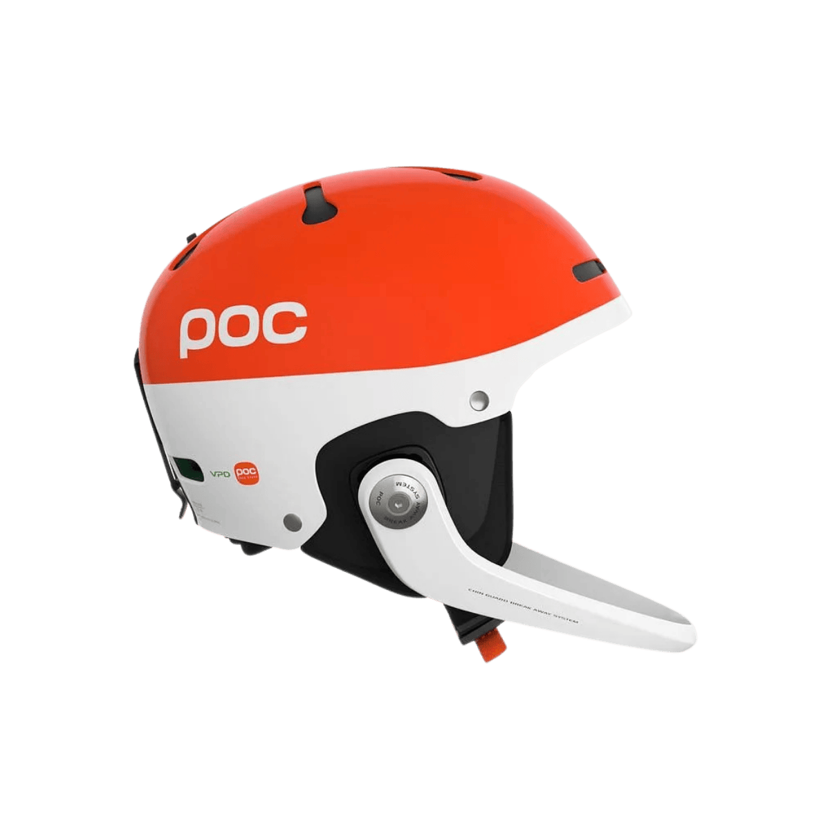 POC ARTIC SL 360 SPIN HELMET - FLUORESCENT ORANGE - RIGHT SIDE VIEW