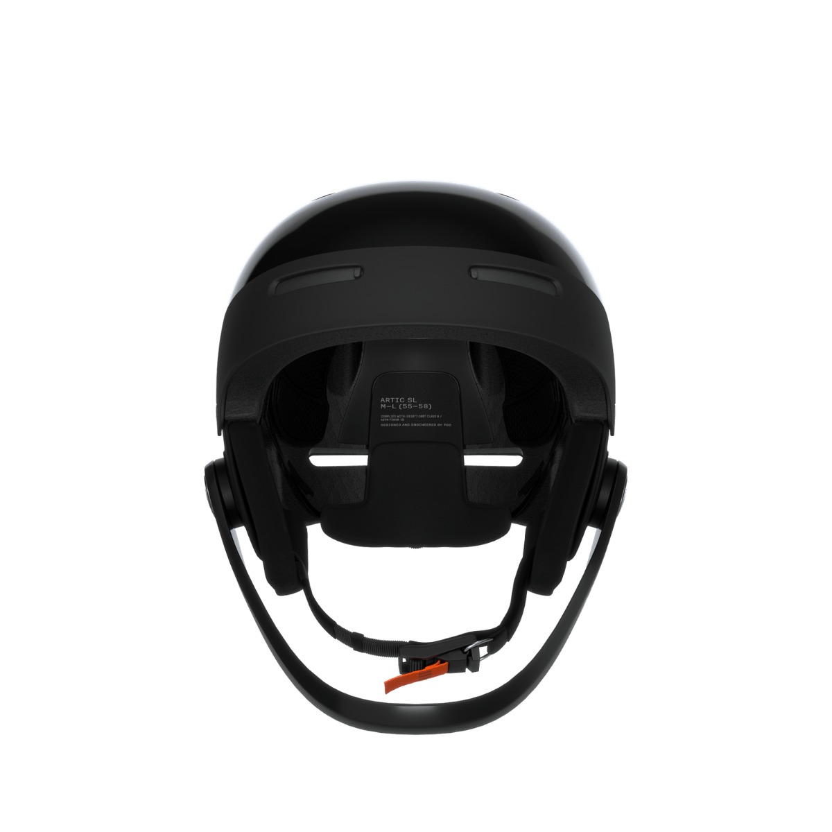 POC ARTIC SL MIPS SKI HELMET - URANIUM BLACK - FRONT VIEW