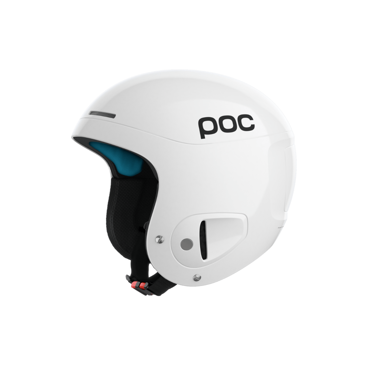 POC SKULL X SPIN HELMET - WHITE - LEFT SIDE VIEW