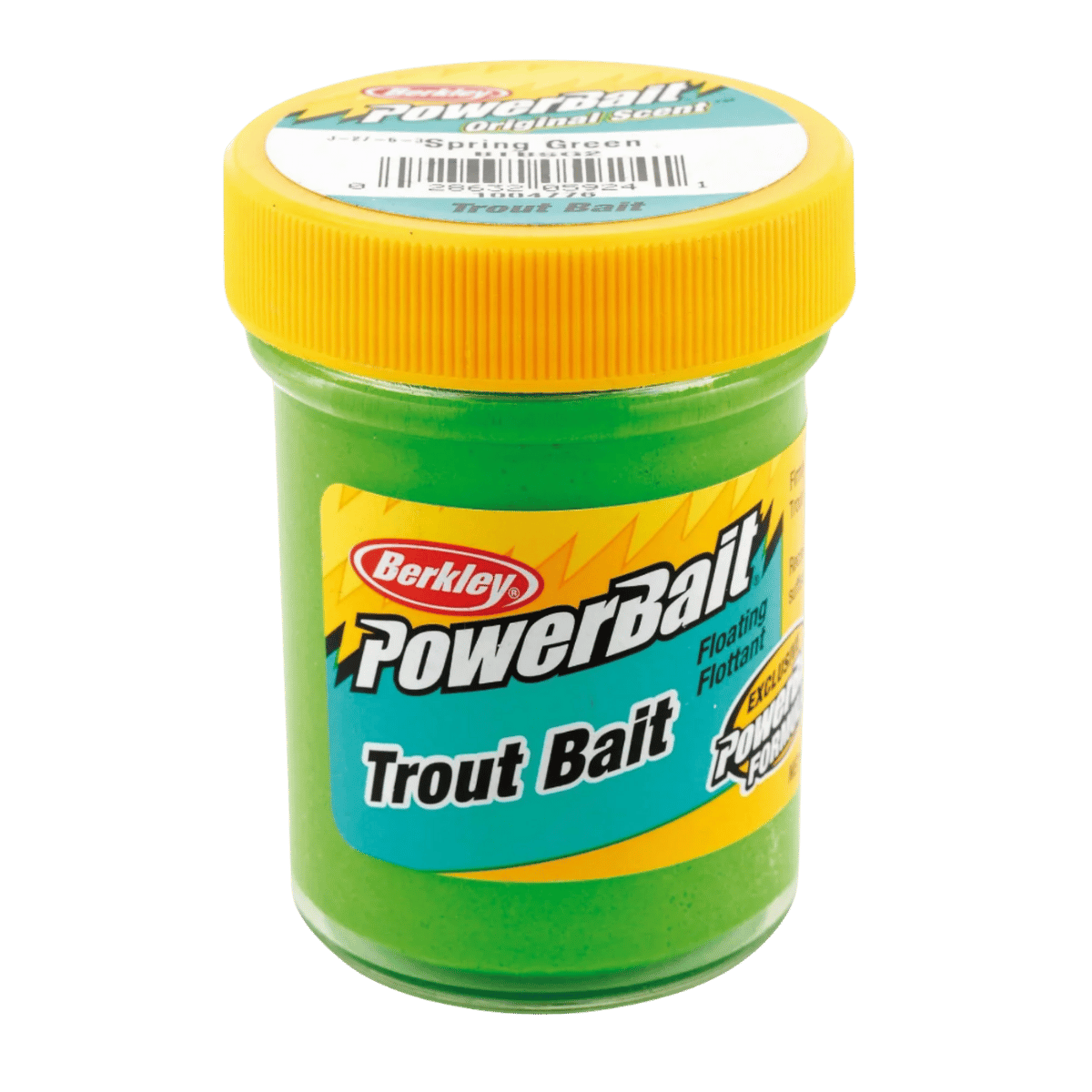 BERKLEY POWERBAIT TROUT BAIT FISHING LURE 1.8OZ SPRING GREEN