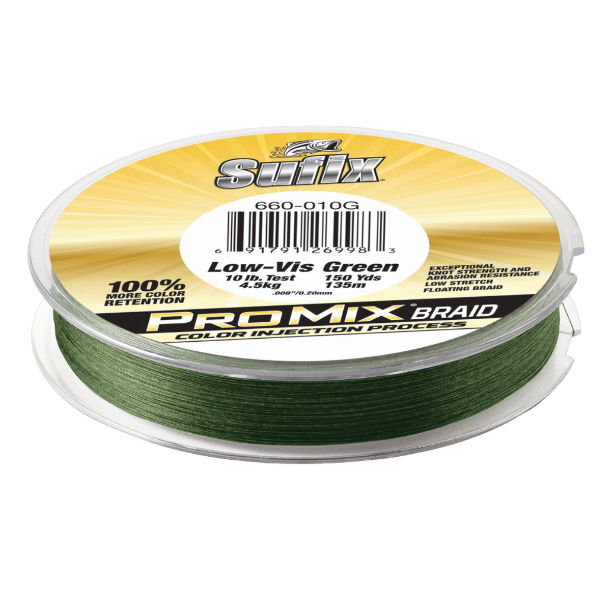 SUFIX PROMIX BRAID 150YDS 15LBS LOW-VIS GREEN