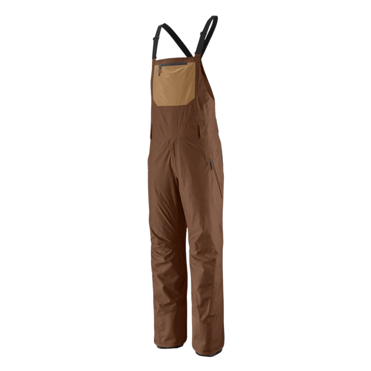 PATAGONIA MEN'S POWDER TOWN BIBS - MOOSE BROWN