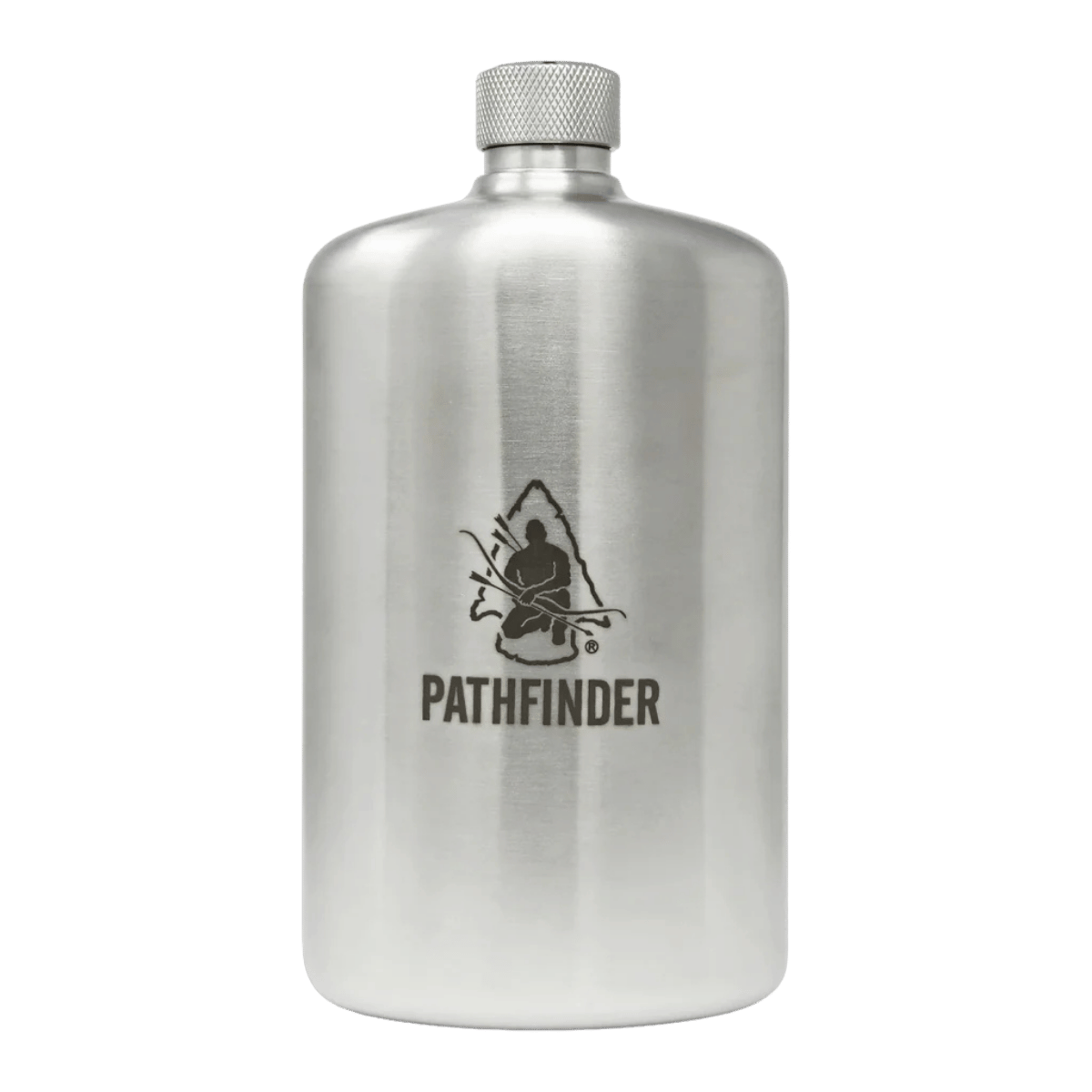 PATHFINDER STAINLESS STEEL M34 SCOUT CANTEEN FRONT BOTTLE VIEW