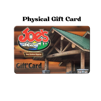 Physical Gift Card for Joe's Sporting Goods
