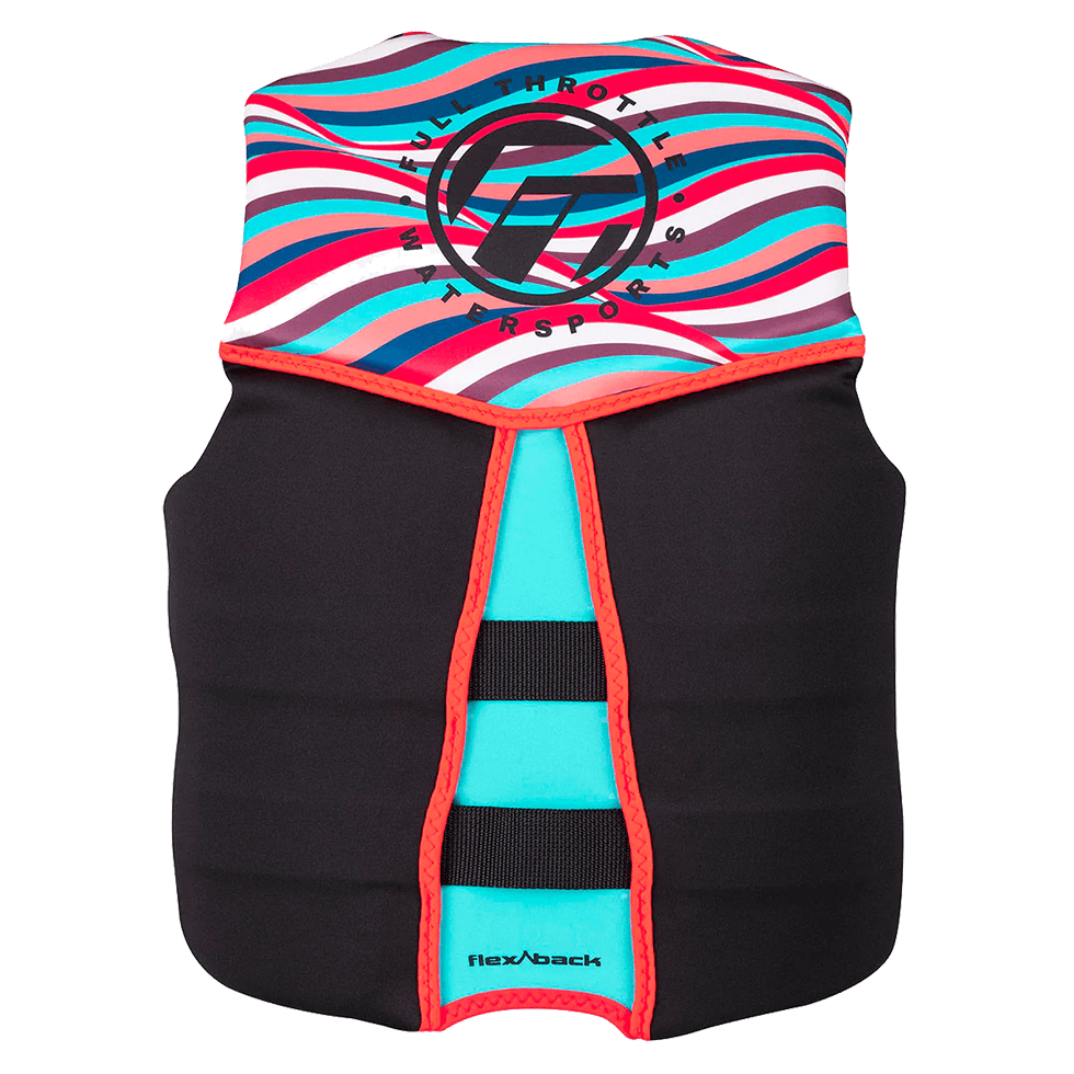 FULL THROTTLE WOMEN'S RAPID-DRY FLEX-BACK LIFE JACKET - PINK BACK