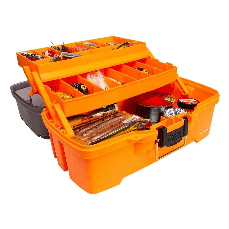 PLANO 2-TRAY BOX ORANGE