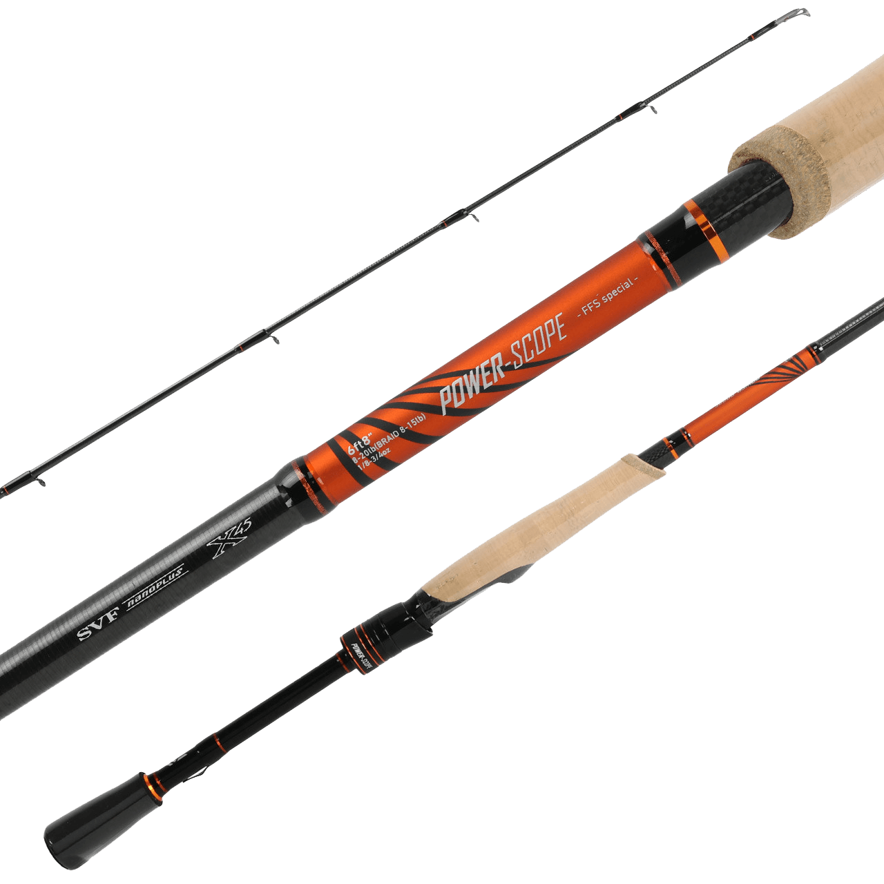 POWER-SCOPE SPINNING ROD - 6' UL RS FFS