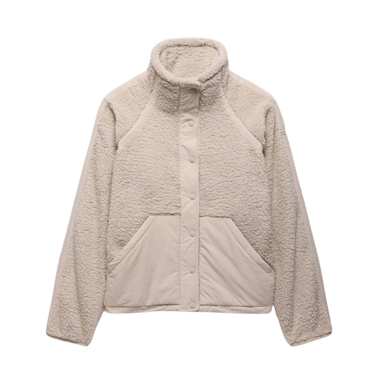 PRANA WOMEN'S ENCINITAS FLEECE JACKET - ALMOND
