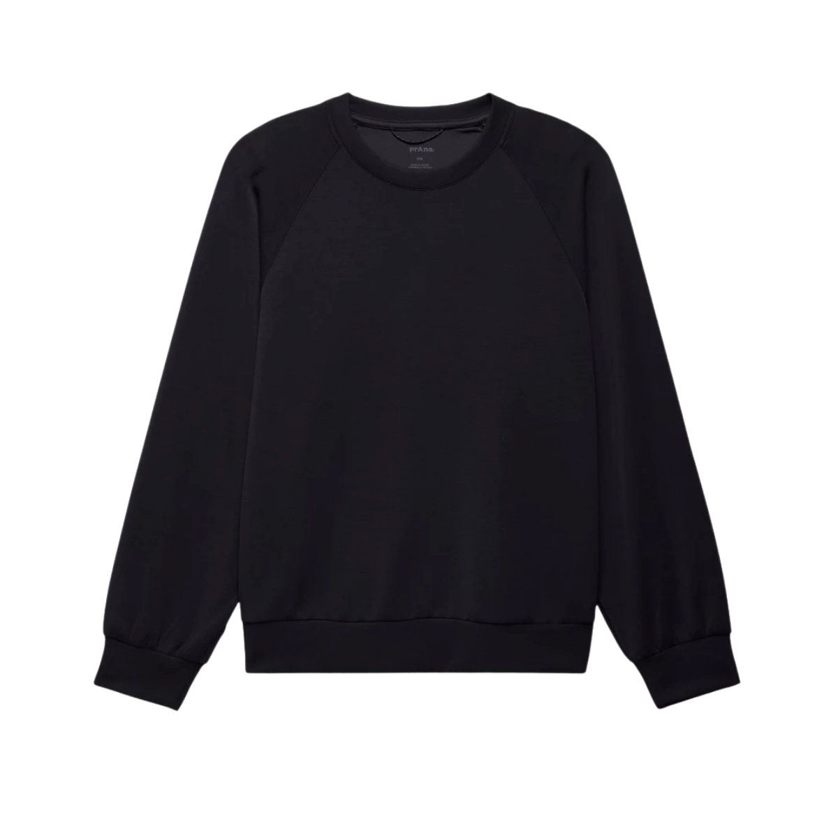 PRANA WOMEN'S SHEA SOFT CREWNECK SWEATSHIRT - BLACK