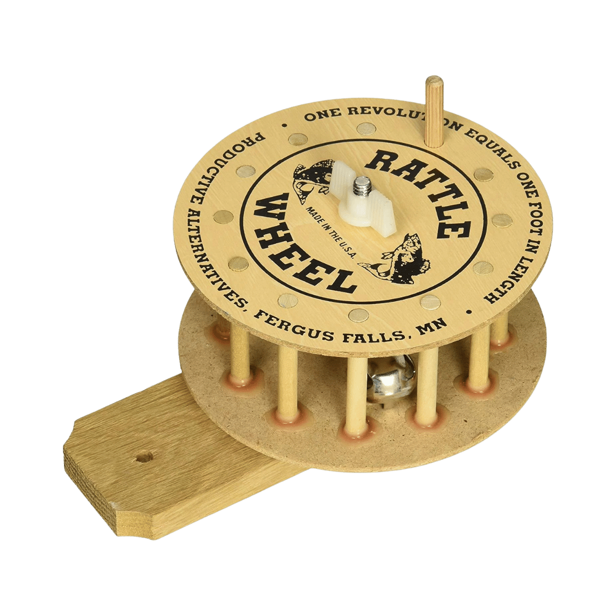 PRODUCTIVE RATTLE WHEEL WALL MOUNT