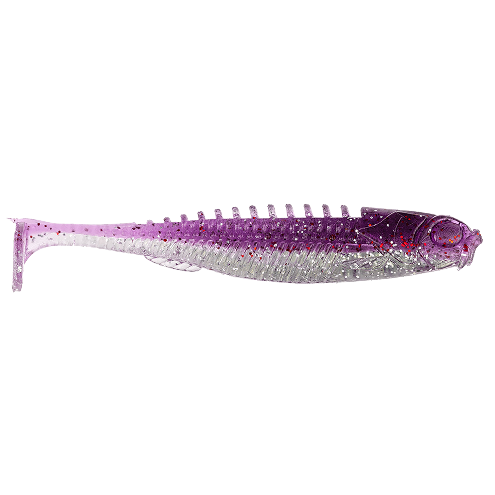 EYE-CANDY PADDLE SHAD 5PK - Purple Shad