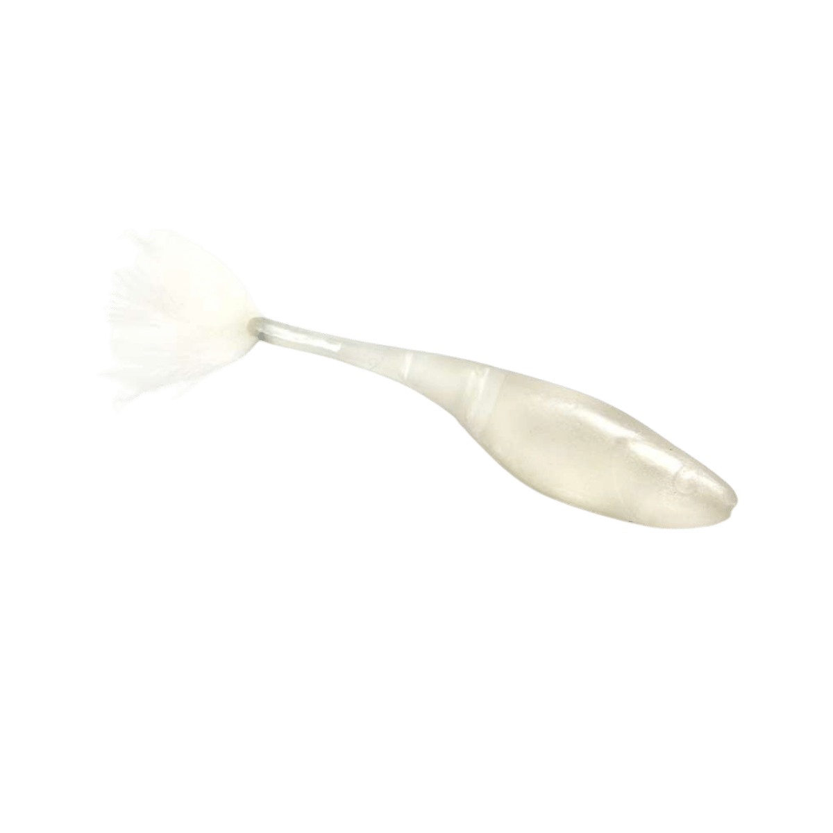 RABID BAITS RAB SHAD 6" SNOW WHITE