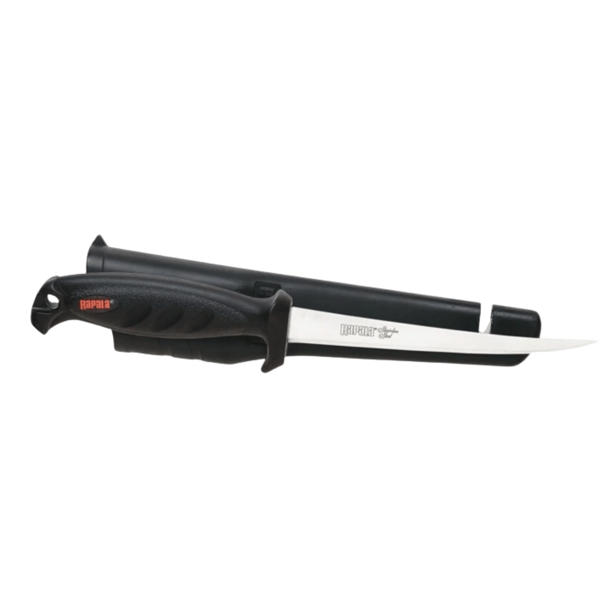 RAPALA DELUXE FALCON FILLET KNIFE WITH SHEATH AND SHARPENER FRONT