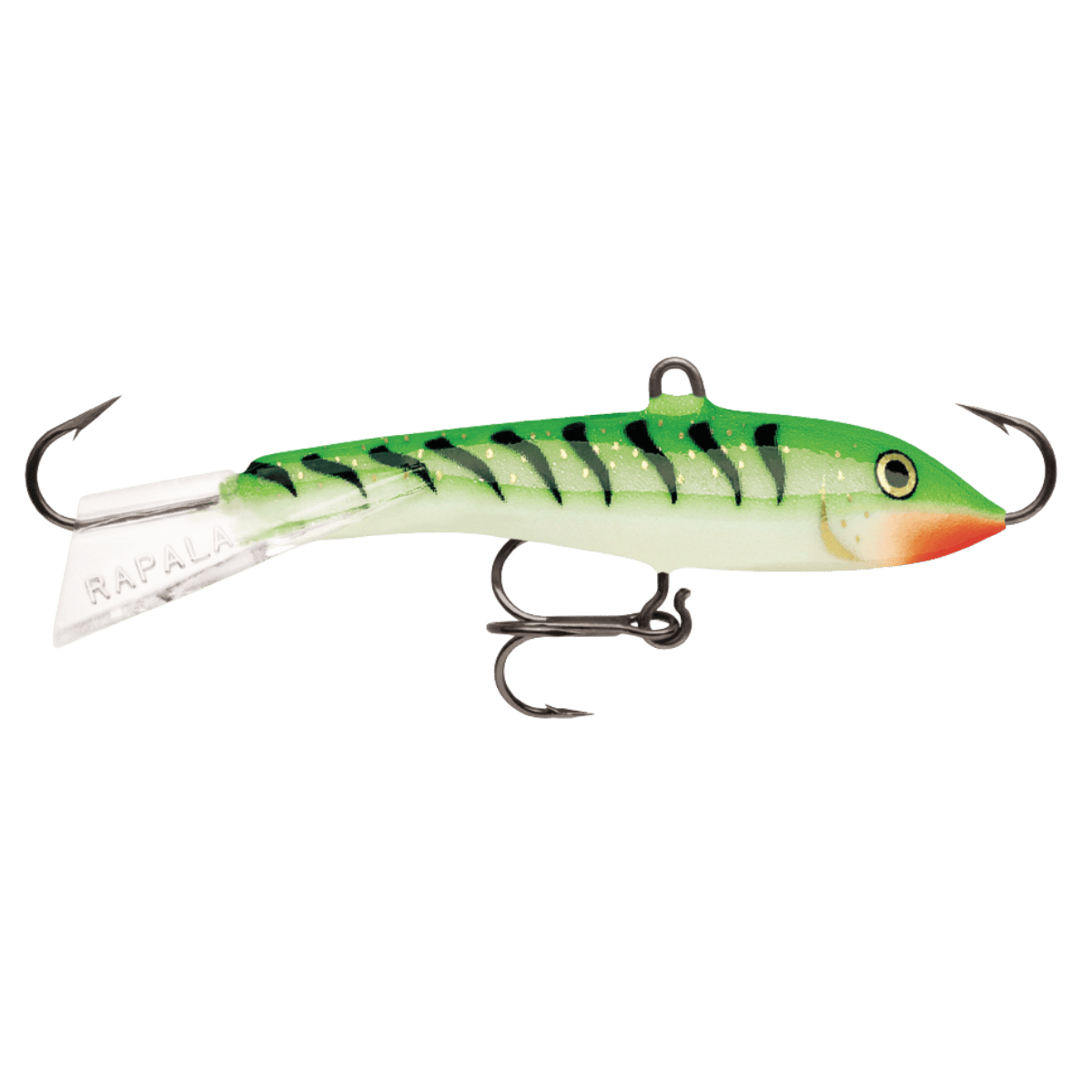 RAPALA JIGGING RAP 03 - GREEN TIGER UV FRONT
