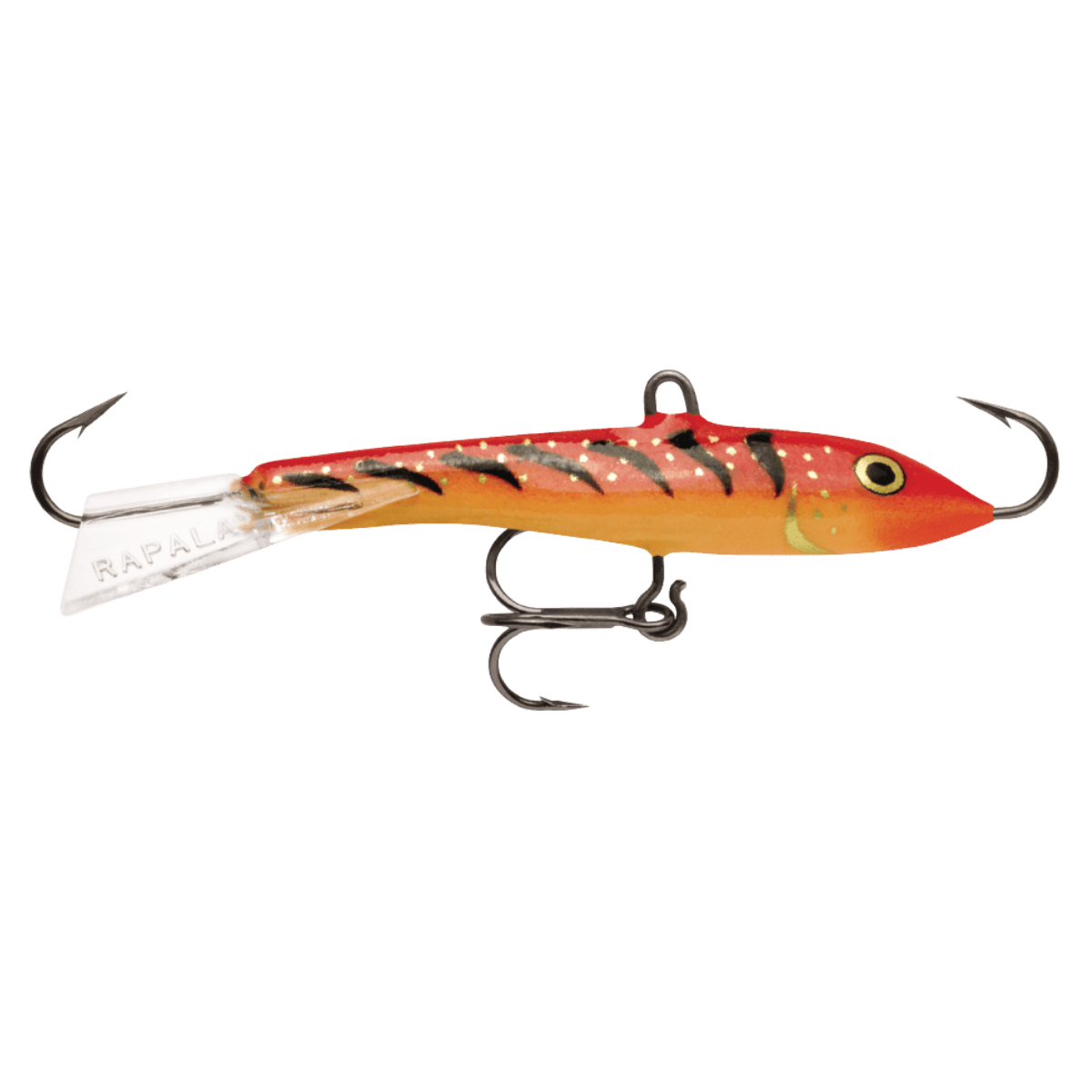 RAPALA JIGGING RAP 07 - GLOW RED TIGER FRONT