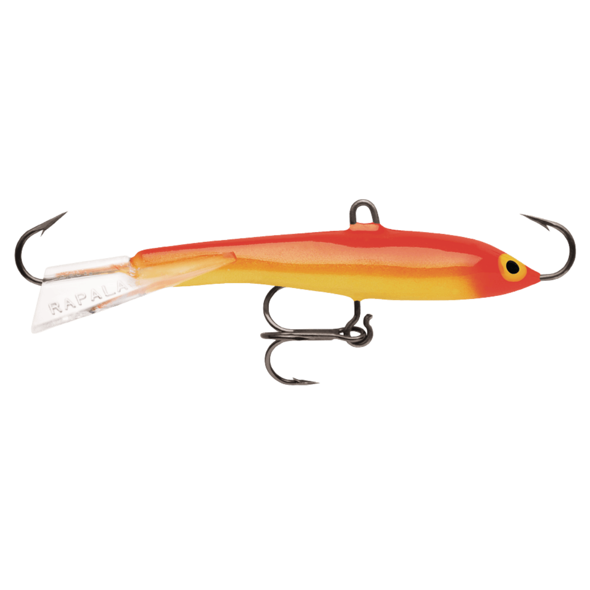 RAPALA JIGGING RAP 07 - GOLD FLUORESCENT RED FRONT