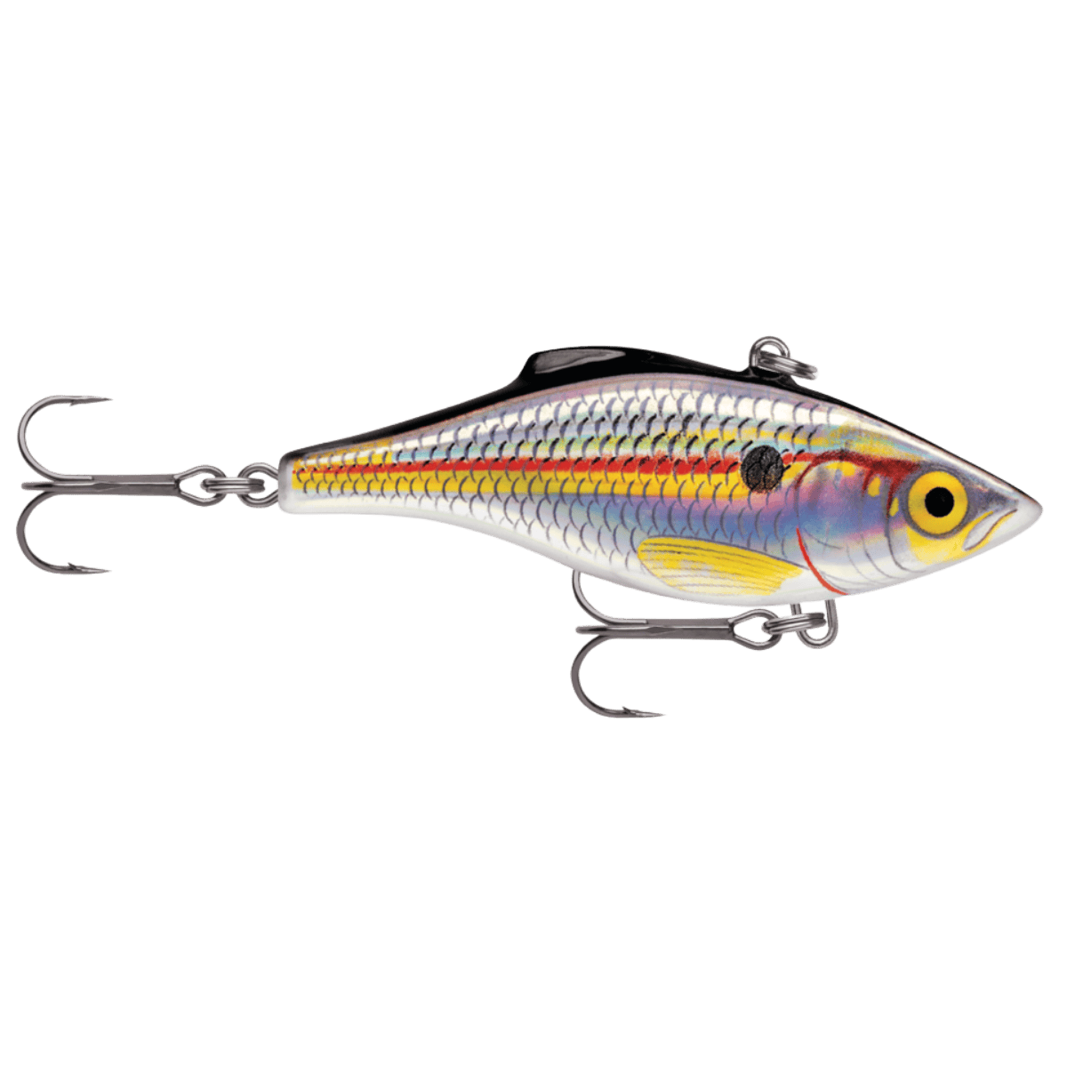 RAPALA RATTLIN' RAP 07 - HOLOGRAPHIC SHAD/RED HOOK FRONT