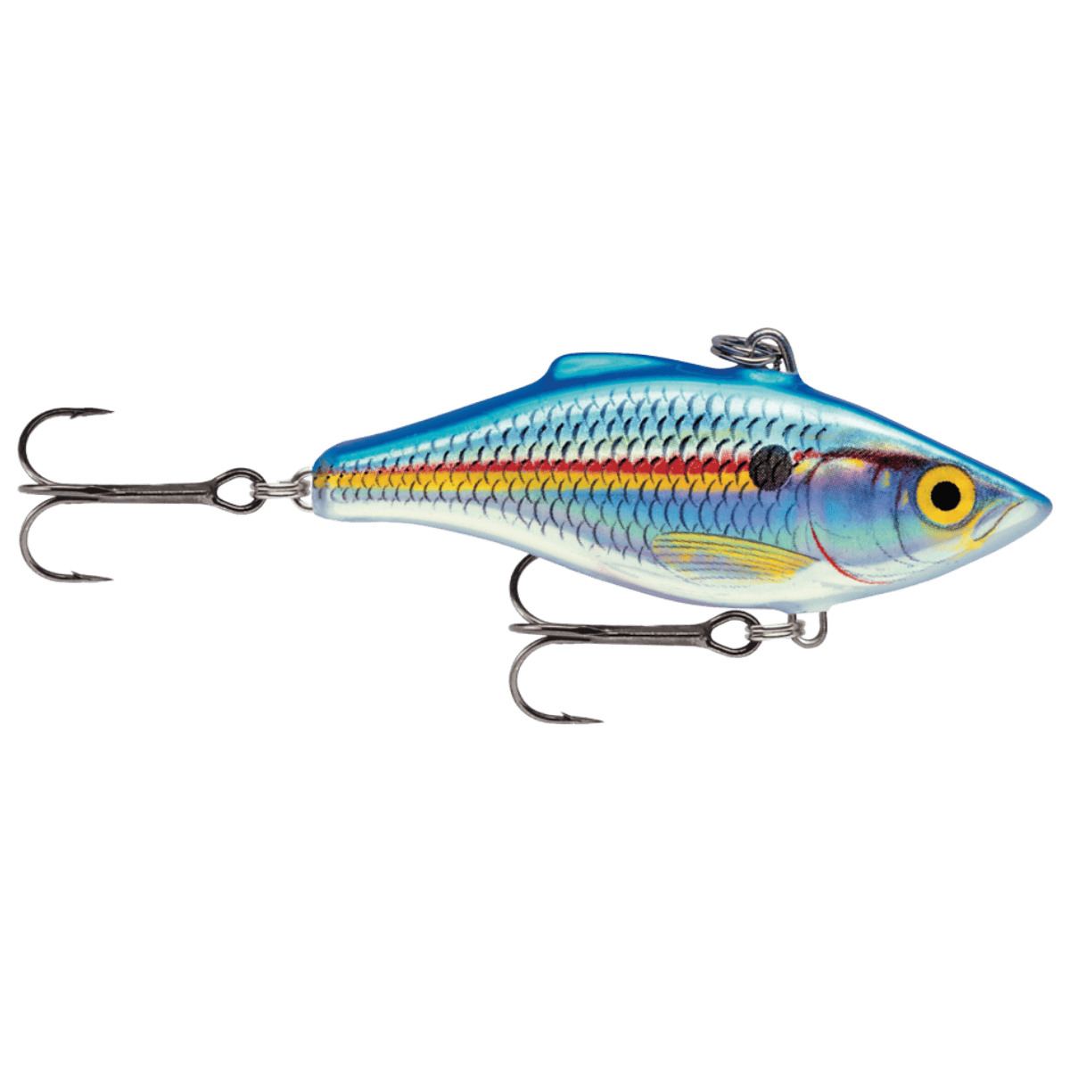 RAPALA RATTLIN' RAP 08 - HOLOGRAPHIC BLUE SHAD FRONT