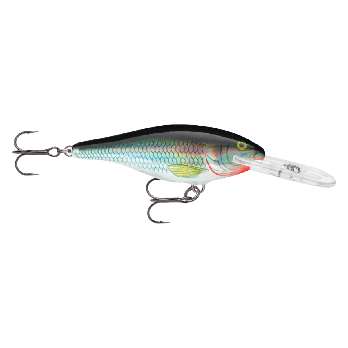 RAPALA SHAD RAPALA 08 - HOLOGRAPHIC SHINER FRONT